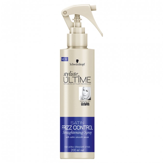 Schwarzkopf Styliste Ultime Satin Frizz Control Straightening Spray Spray Prostujący Do 