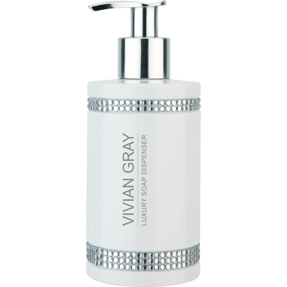 Vivian Gray, White Crystals, Luxury Soap Dispenser (Mydło do rąk z