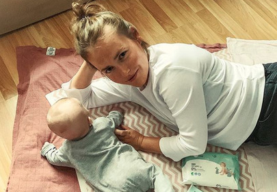olga frycz z córeczką olga frycz z córeczką