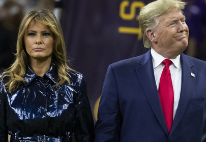 Melania Trump publicznie odrzuca czułości męża Melania Trump publicznie odrzuca czułości męża