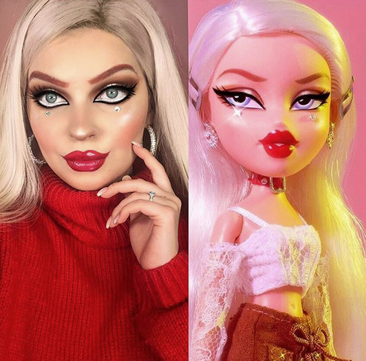#Bratzchallenge na Instagramie #Bratzchallenge na Instagramie