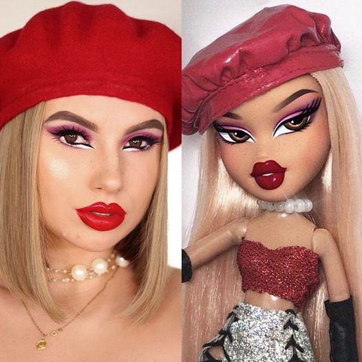 #Bratzchallenge na Instagramie #Bratzchallenge na Instagramie