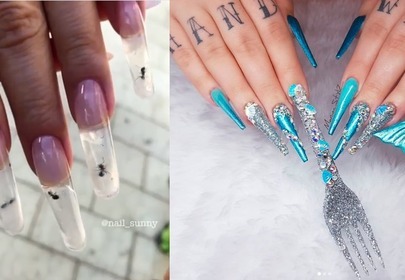 manicure z mrówkami i syreni manicure manicure z mrówkami i syreni manicure
