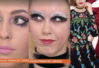 Piękne modelki padły ofiarą koszmarnego makijażu Piękne modelki padły ofiarą koszmarnego makijażu