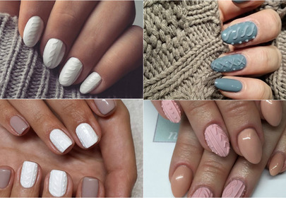 TREND: sweterkowy manicure TREND: sweterkowy manicure
