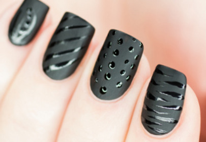 manicure matowy i błyszczący lakier manicure matowy i błyszczący lakier
