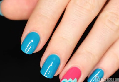 Video krok po kroku: manicure z kolorowymi chmurkami Video krok po kroku: manicure z kolorowymi chmurkami
