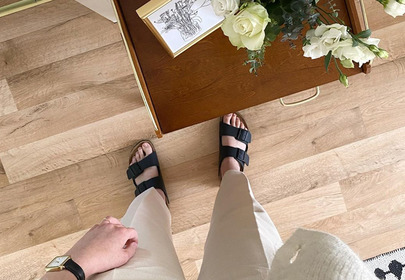 klapki w stylu Birkenstocków w Biedronce klapki w stylu Birkenstocków w Biedronce